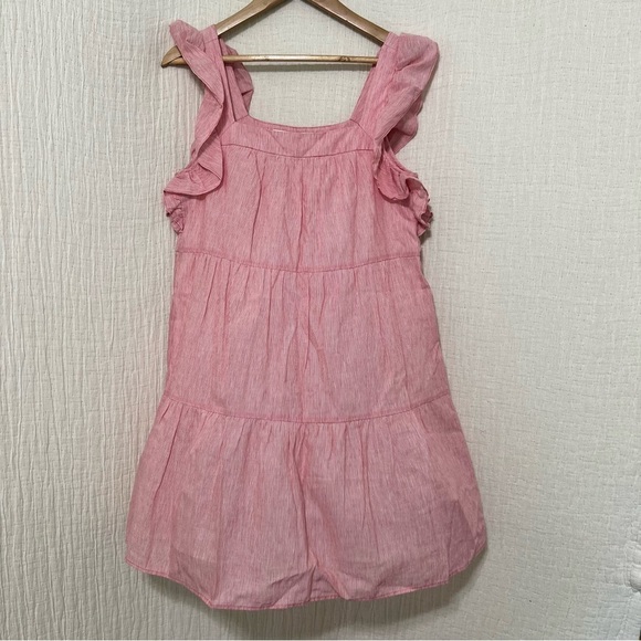 Marie Oliver Sailor Red & White Striped Cotton Linen Blend Dress Size S - Picture 2 of 6